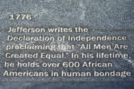 An inscriptions is shown on the wall of the Memorial to Enslaved Laborers at the University of Virginia in Charlottesville, Va., Friday Oct. 23, 2020. (AP Photo/Steve Helber)