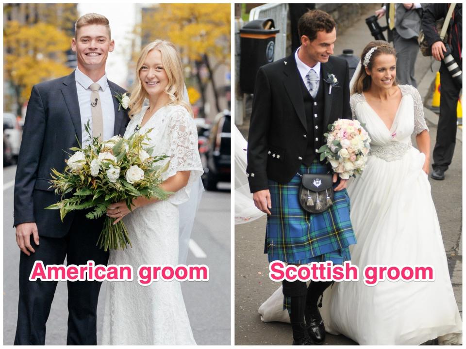 scottish groom vs US