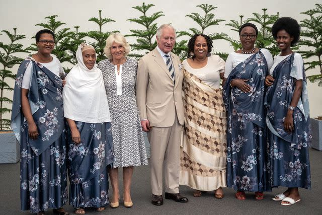 SIMON WOHLFAHRT/AFP via Getty The then Prince Charles and his wife Camilla in Rwanda in June 2022