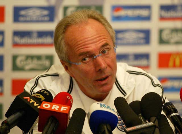 Sven-Goran Eriksson press conference 