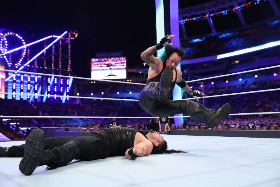The Undertaker faces Roman Reigns in a WWE match at WrestleMania (WWE)