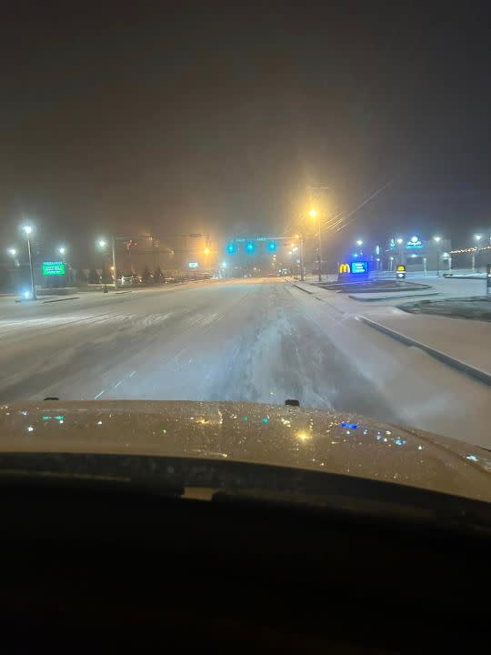 Snowfall in Robertson County (Courtesy: Robertson County Emergency Management)