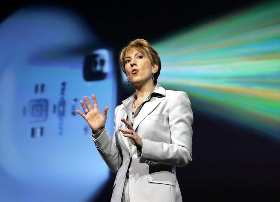 HP lost its way in the late 1990s and 2000s under bosses like Carly Fiorina, who later ran against Donald Trump for the US Republican Party nomination (Reuters)