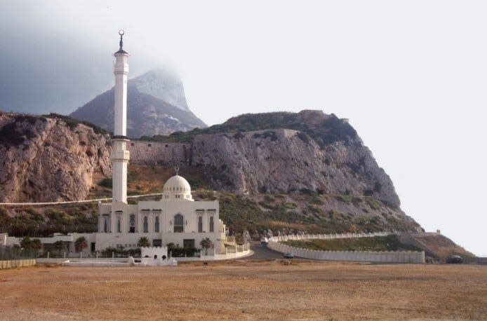 The mosque at Point Europa on Gibraltar.
