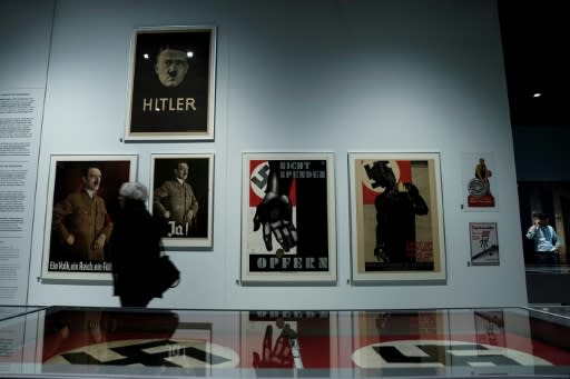 The opening of the Nazi design exhibition prompted protests from left-wing and anti-fascist groups who said they feared it could serve as a Nazi shrine