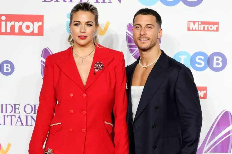 Gorka Marquez and Gemma Atkinson on the red carpet at the 2023 Pride of Britain Awards on 8th October 2023