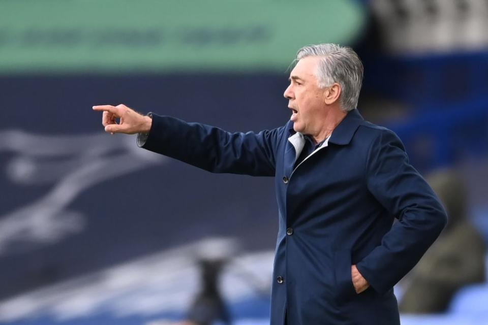 Everton boss Carlo Ancelotti (POOL/AFP via Getty Images)