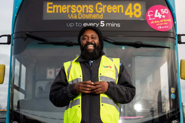 A bus driver who has spent years singing to his passengers is now driving forward as a music star - and has released his own album