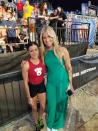 <p>Hanging with one of our amazing competitors #KacyCatanzaro before the show gets going. Kacy’s impact on our show cannot be over-stated and we will miss her as she moves to the #WWE! — @kristineleahy </p>