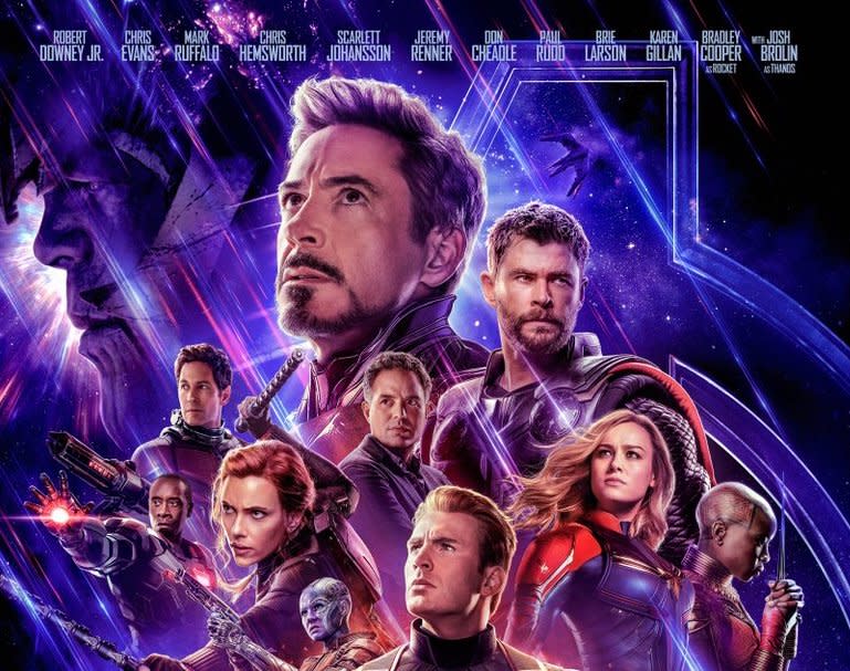 The original <em>Endgame</em> poster released this morning. (Photo: Disney/Marvel Studios)