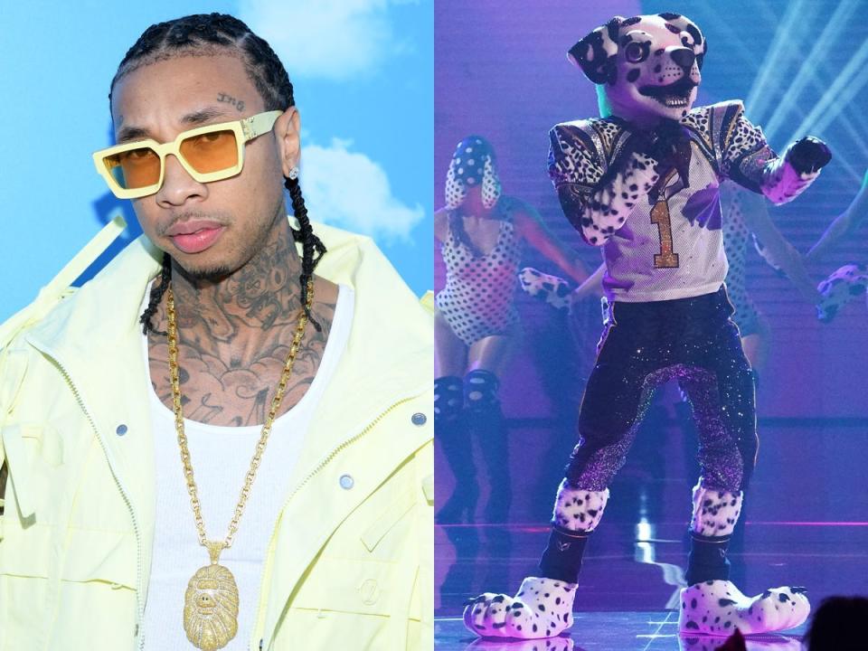 Tyga was revealed to be the Dalmatian on Fox's "The Masked Singer."