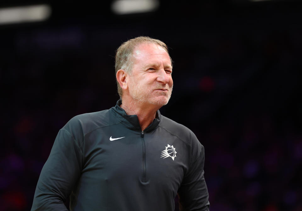 Phoenix Suns and Mercury owner Robert Sarver announced plans to sell both franchises amidst his scandalous conduct. (Mark J. Rebilas/USA Today Sports)