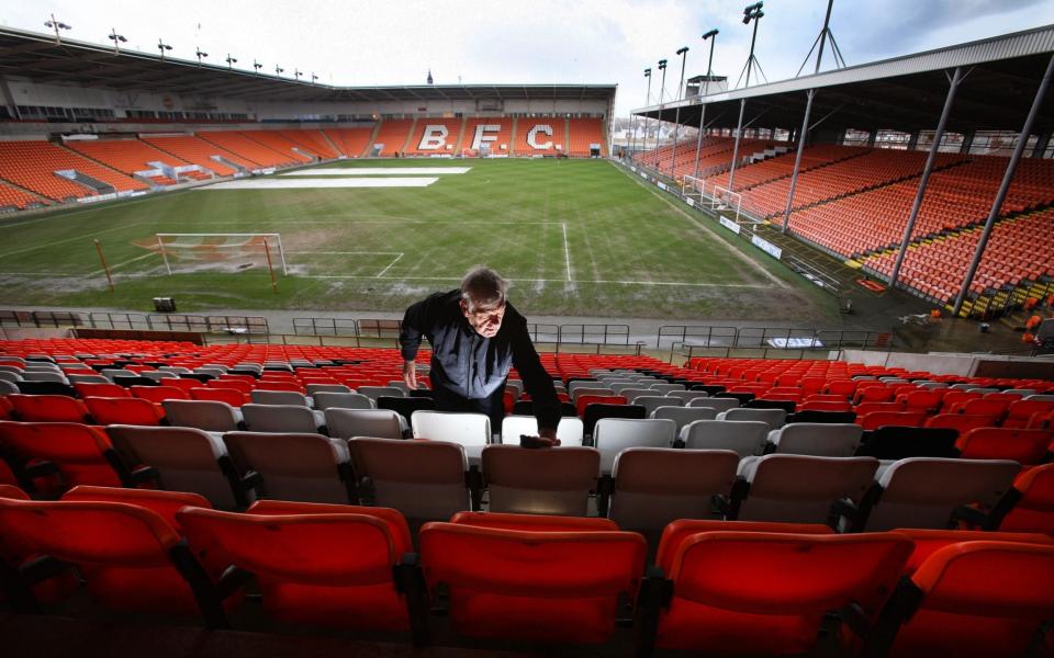 Fans volunteered to clean the stadium seats after the fans' boycott came to an end with the ousting of the Oystons - LORNE CAMPBELL/GUZELIAN