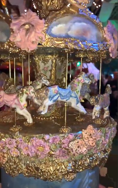 The lavish birthday party include carnival rides, a butterfly forest room, a bubble room and “Stormi’s Shop,” with Stormi-themed merchandise.