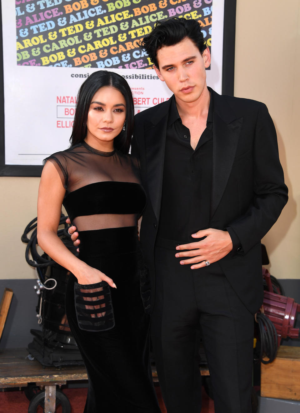 Vanessa Hudgens and Austin Butler arrives at the Sony Pictures' 