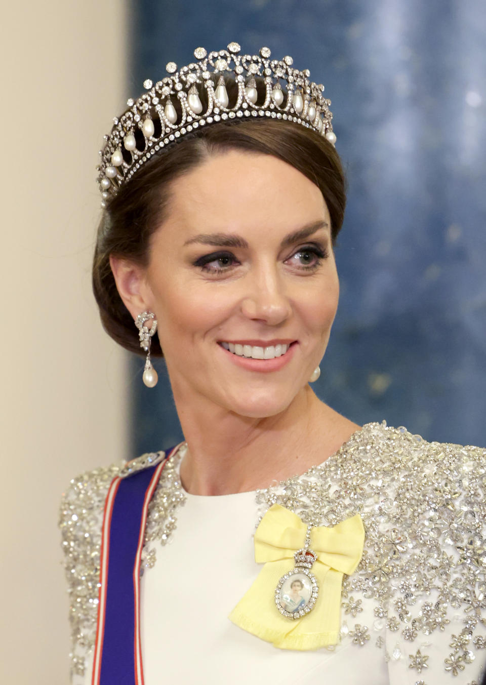 Princess of Wales at the State Banquet at Buckingham Palace 