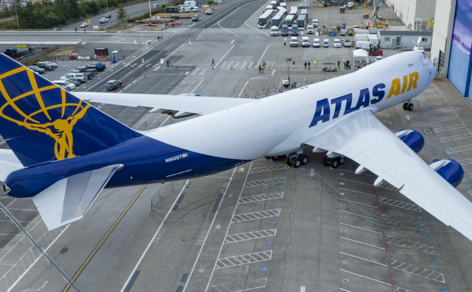 EVERETT, Wash., Jan. 31, 2023â€” Boeing [NYSE: BA] and Atlas Air Worldwide [Nasdaq: AAWW]  joined thousands of people â€“ including current and former employees as well as customers and suppliers â€“ to celebrate the delivery of the final 747 to Atlas, bringing to a close more than a half century of production.