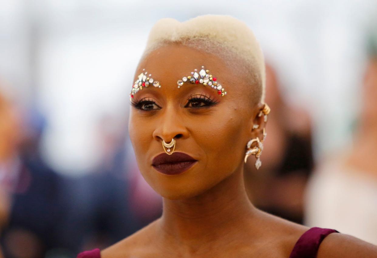 British actress Cynthia Erivo attends the 2018 Met Gala in New York City on May 7.