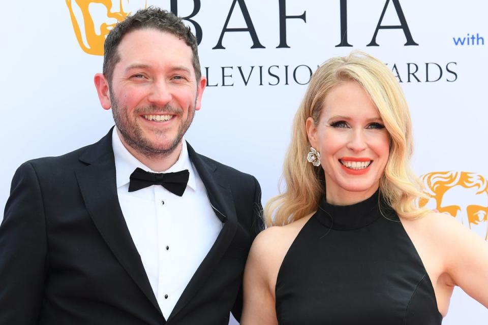 Jon Richardson and Lucy Beaumonth pictured together at last year’s Bafta TV awards (Getty Images)