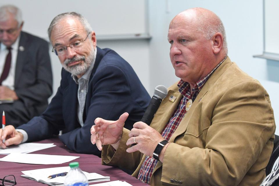 Rep. Andy Harris, R-1st-Md., and Rep. Glenn “GT” Thompson, R-Pa., visited the University of Maryland Eastern Shore in Princess Anne on Friday, Aug. 11, 2023, for a roundtable discussion and listening session in advance of the pending Farm Bill.