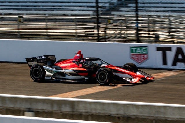 Due to cool temps, Honda (Scott Dixon) and Chevy (Josef Newgarden) were extremely limited in their on-track running Monday for the initial rollout for IndyCar's next engine.