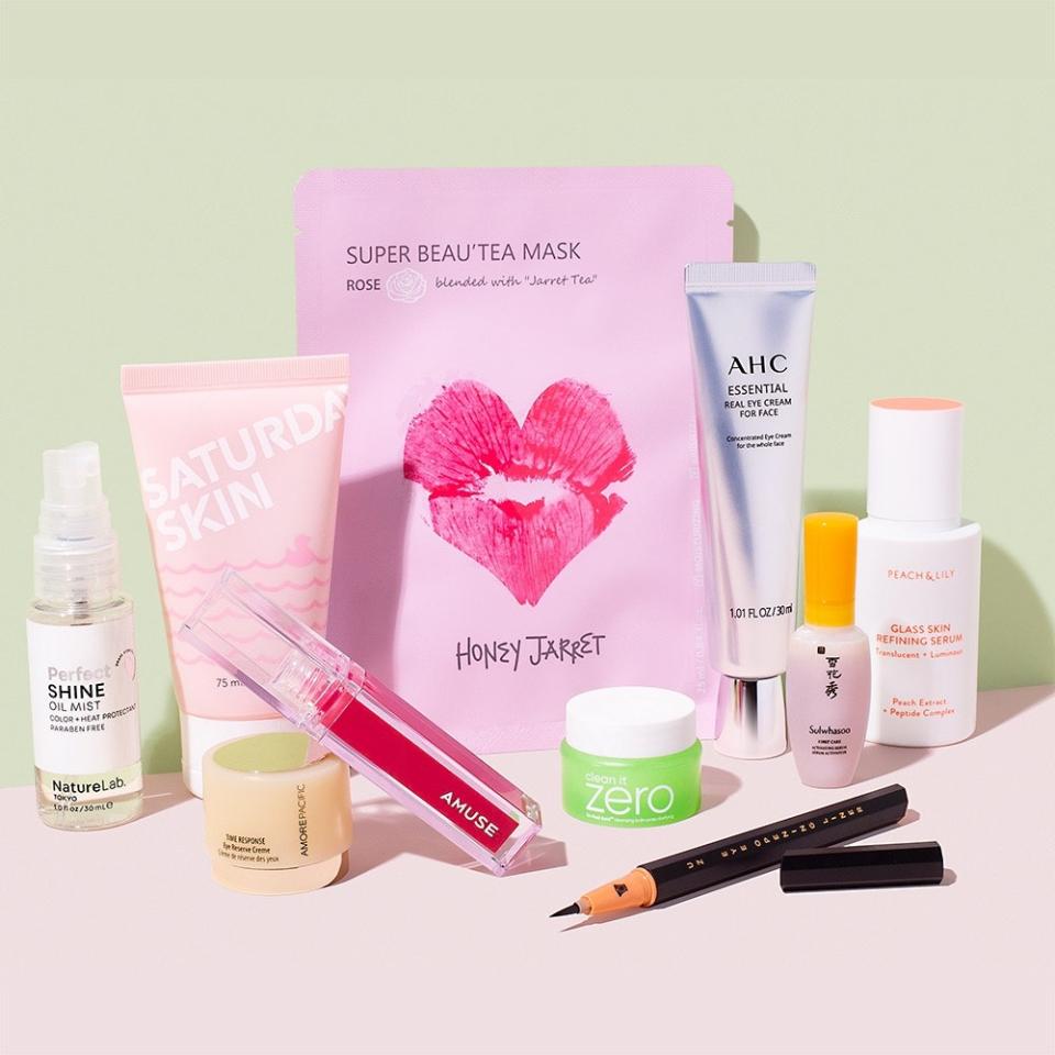 This specially curated kit has everything you need to attain dewy, healthy skin, a chic cat eye, perfectly glossy lips, and shiny hair. Some of our handpicked favorites include Peach & Lily’s refining serum, UZ’s award-winning liquid liner, and a gel peel from Saturday Skin. Quantities are limited, so take advantage of these offers before they’re sold out!
Allure Beauty Box member-exclusive price: $40
Non-member price: $60
Not a member? Sign up today. Already a member? Click here to order.