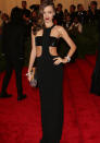 Met Ball 2013: Miranda Kerr showed off some skin in cut-out Michael Kors.