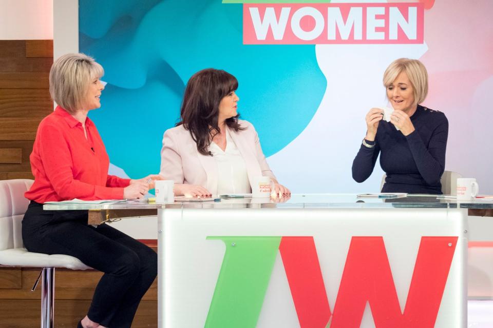 On the move: Loose Women will suffer in the scheduling this week with one less show and shorter episodes: Ken McKay/ITV/REX