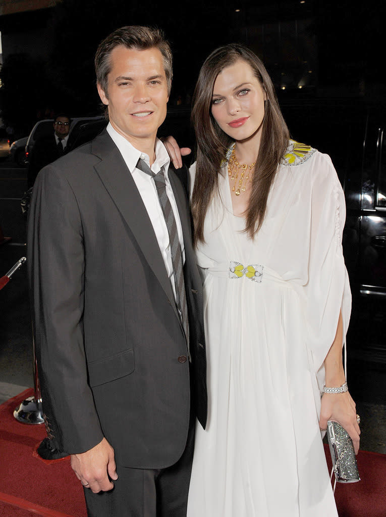 A Perfect Getaway LA Premiere 2009 Timothy Olyphant Milla Jovovich