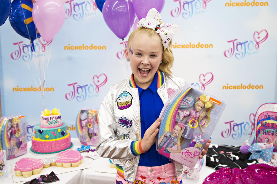 <p>Proving the unstoppable power of the YouTube vlogger, JoJo Siwa is one of the most searched-for people of the year. After finding fame on US hit ‘Dance Moms’, the teen has gone on to launch collaborations with the likes of Claire’s Accessorises. <em>[Photo: Getty]</em> </p>