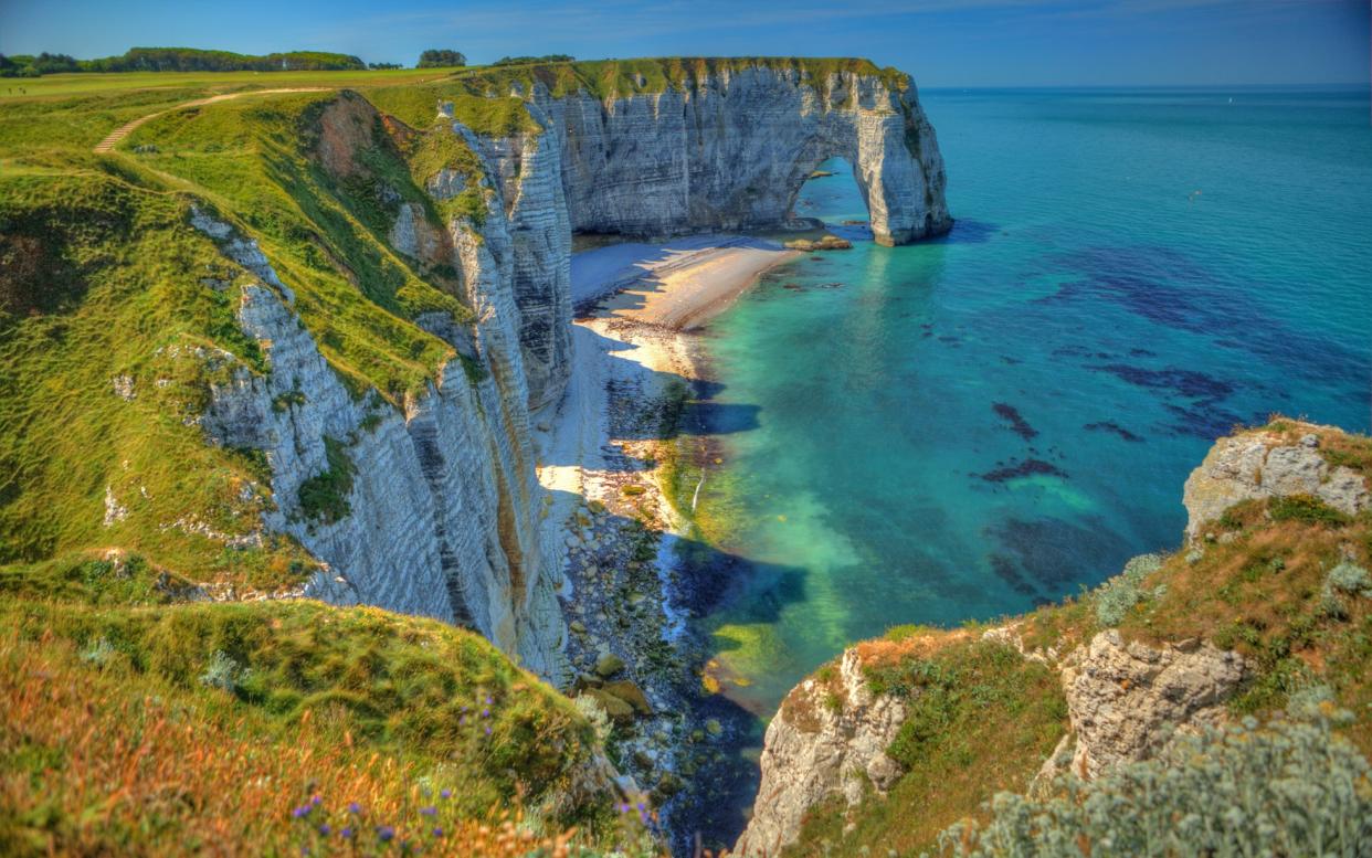 Quirky little Étretat, the most scenic spot on Normandy’s chalky northern coastline - © 2010 Stewart Leiwakabessy