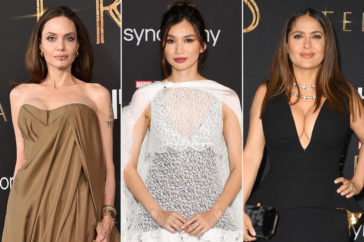 Angelina Jolie, Gemma Chan, Salma Hayek