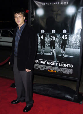 Garrett Hedlund at the Hollywood premiere of Universal Pictures' Friday Night Lights