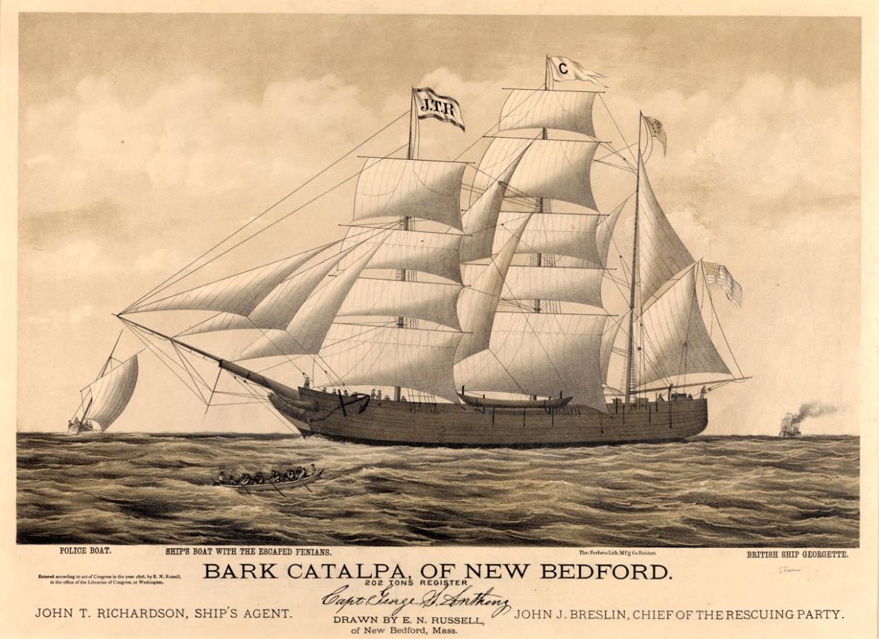The Whaling Ship, Catalpa. 
