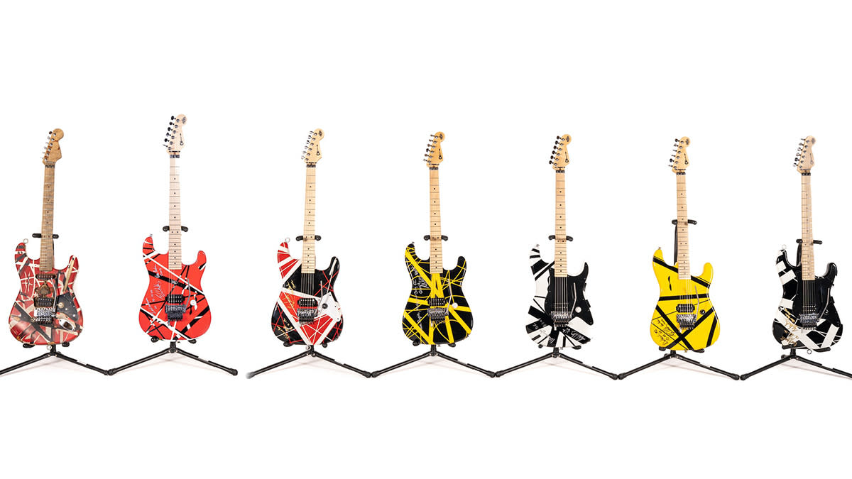  Eddie Van Halen's Charvel EVH Art Series guitars 