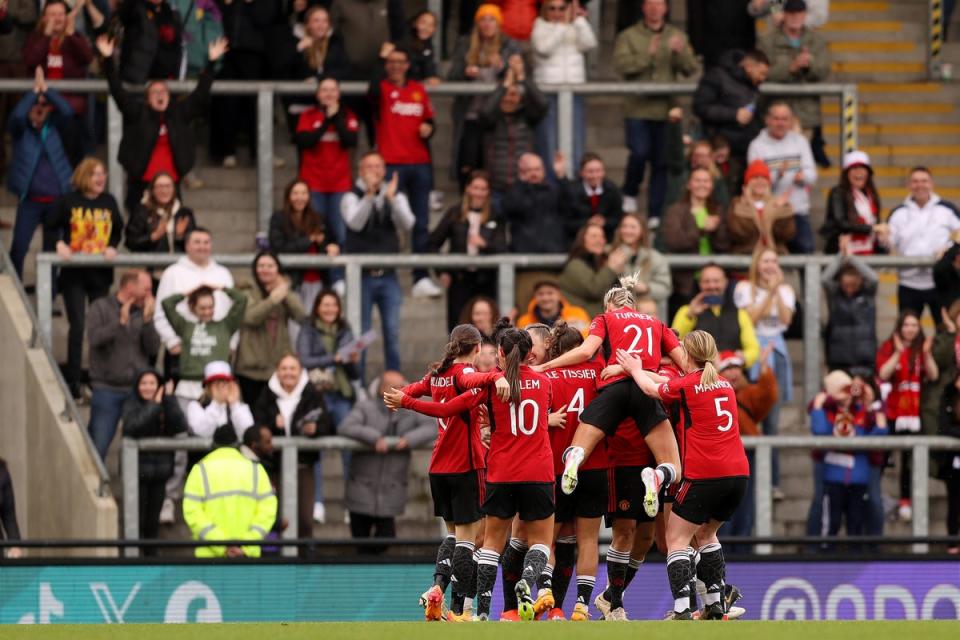 Man United defeated holders Chelsea (Manchester United via Getty Images)