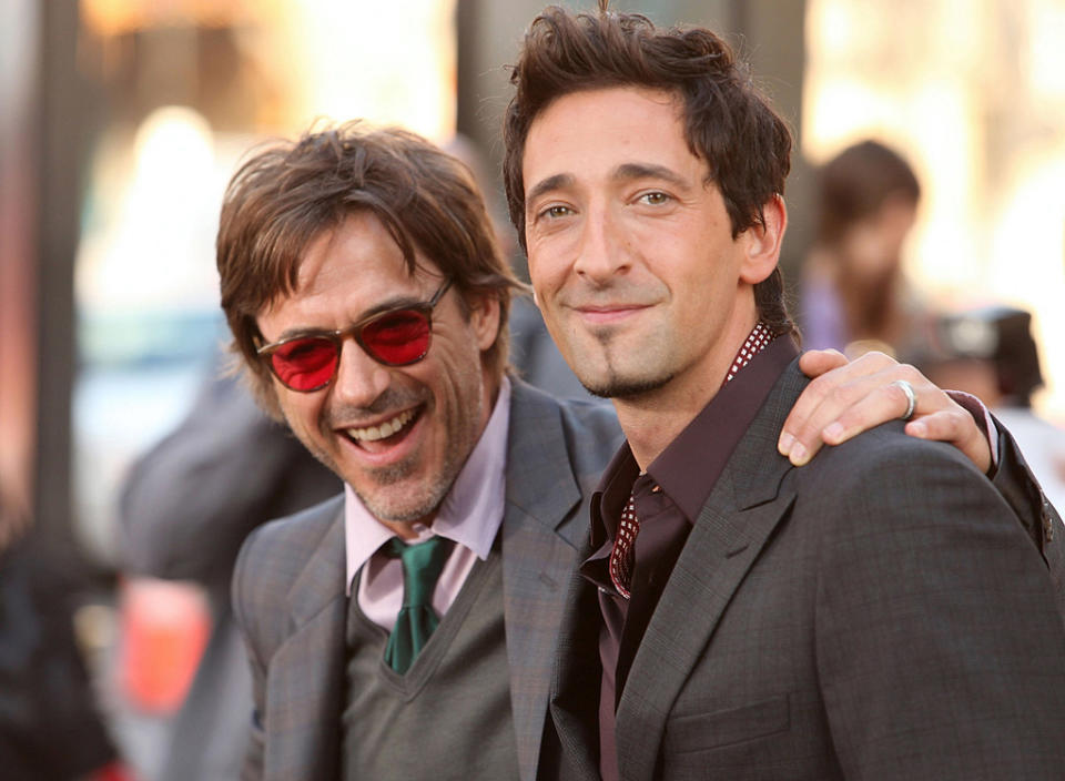 Splice LA Premiere 2010 Robert Downey Jr Adrien Brody