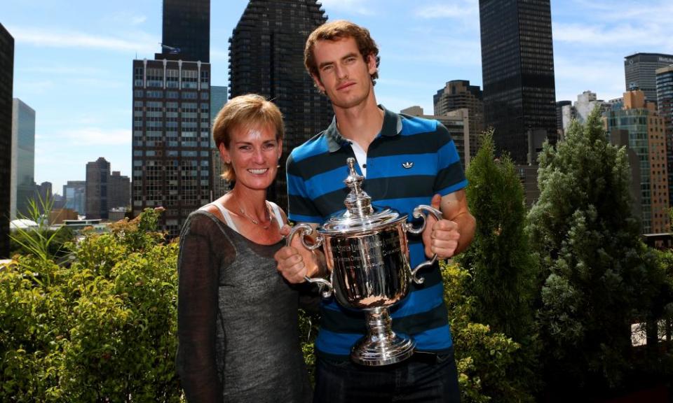 Judy Murray with Andy