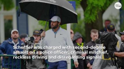 Scottie Scheffler arrested at PGA Championship, says felony charge 'big misunderstanding'