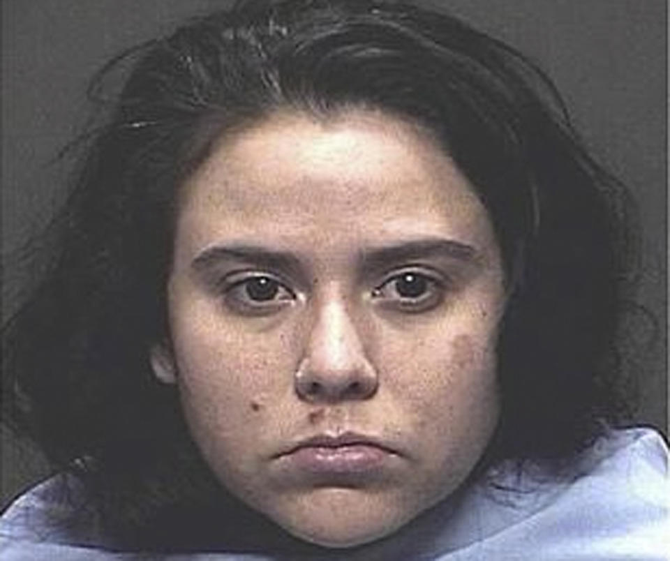 This undated photo taken by the Pinal County Sheriff's Office and provided by the Pinal County Attorney's Office shows Sophia Richter. Fernando and Sophia Richter, accused of imprisoning the wife's daughters in a Tucson, Ariz. home, now face new charges in a second Arizona county where they lived previously. The couple pleaded not guilty Friday Jan. 31, 2014, in Pinal County Superior Court to multiple counts of charges that include child abuse and kidnapping.(AP Photo/Pinal County Sheriff's Office via Pinal County Attorney's Office)