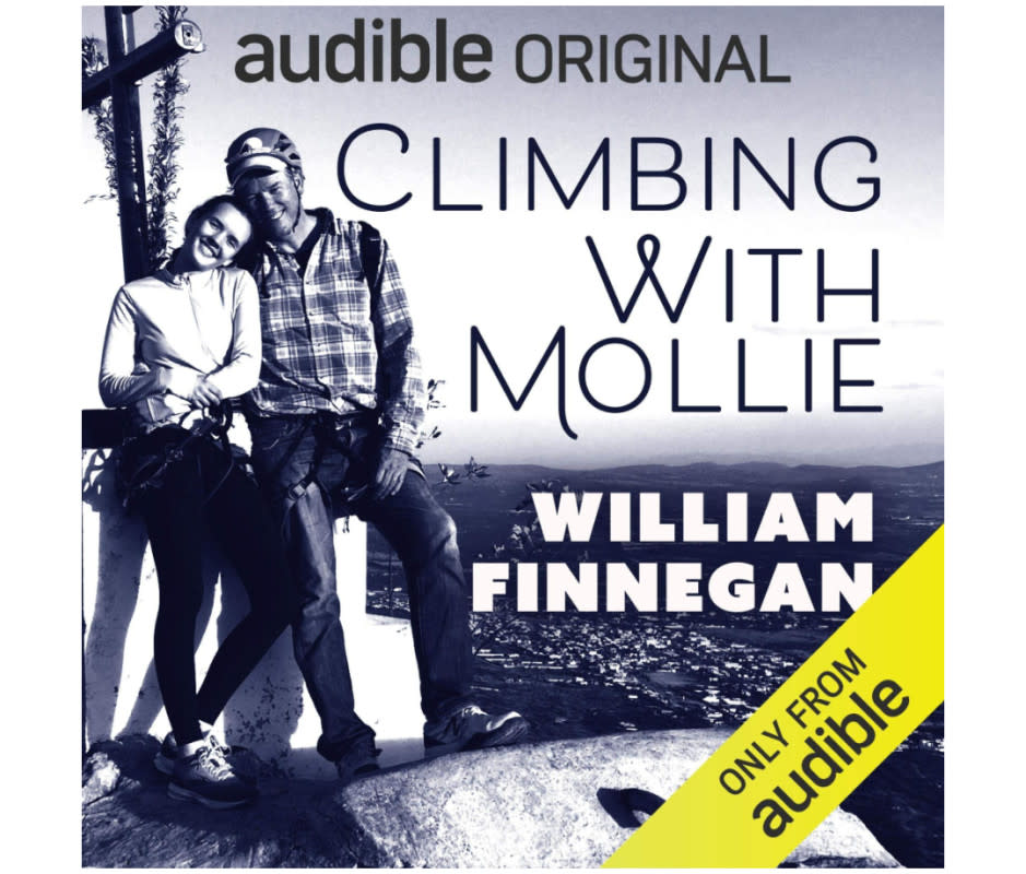 <p>Audible</p><p>Longtime surfer William Finnegan does a sports pivot when his young daughter takes to rock climbing. Together, they take on technically challenging climbs, pushing themselves to their physical limits and deepening their father-daughter bond from every chalking to come-down. </p><p>This Audible Original is equal parts proverbial page-turner and touching memoir, and a poignant reminder to always face fear head-on.</p><p><strong><em>Listen on Audible </em><a href="https://www.audible.com/pd/Climbing-with-Mollie-Audiobook/B07YXCPNX4" rel="nofollow noopener" target="_blank" data-ylk="slk:here;elm:context_link;itc:0;sec:content-canvas" class="link "><em>here</em></a></strong><em><strong>.</strong> </em></p>