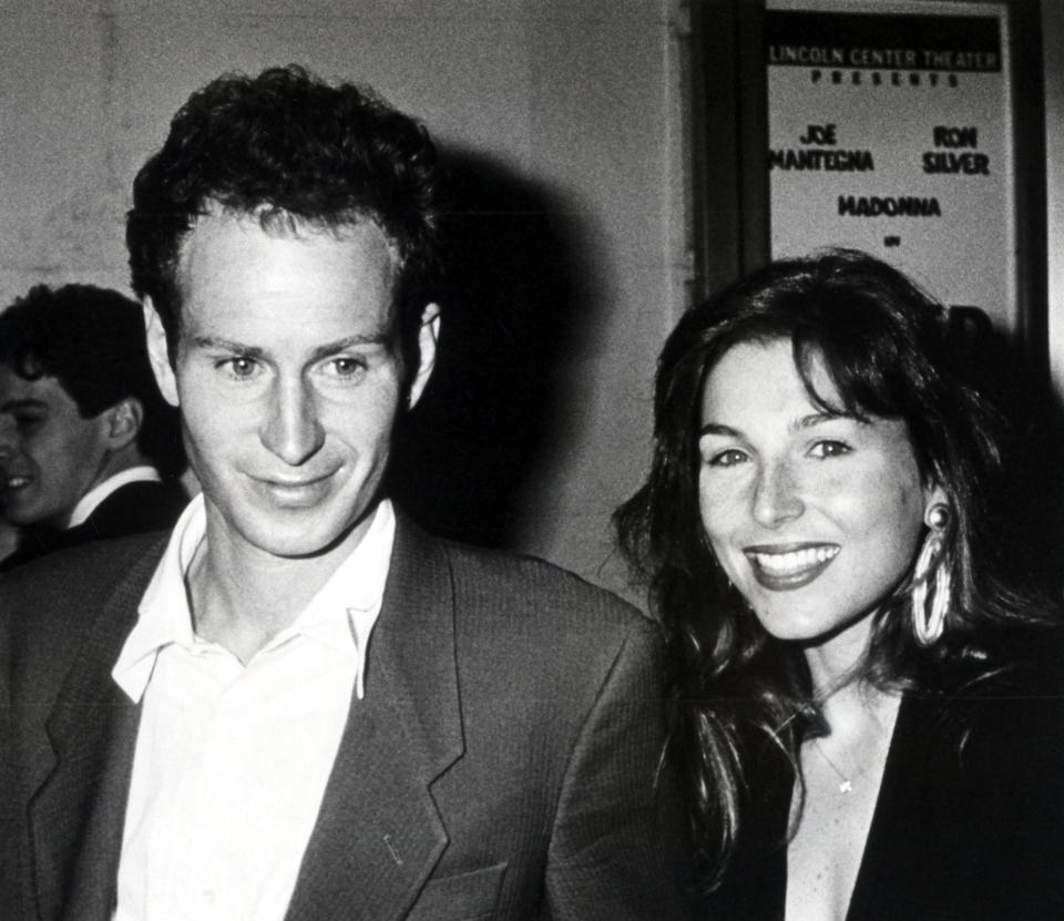 John McEnroe and Tatum O'Neal together in 1988. (Photo: Ron Galella/Ron Galella Collection via Getty Images)