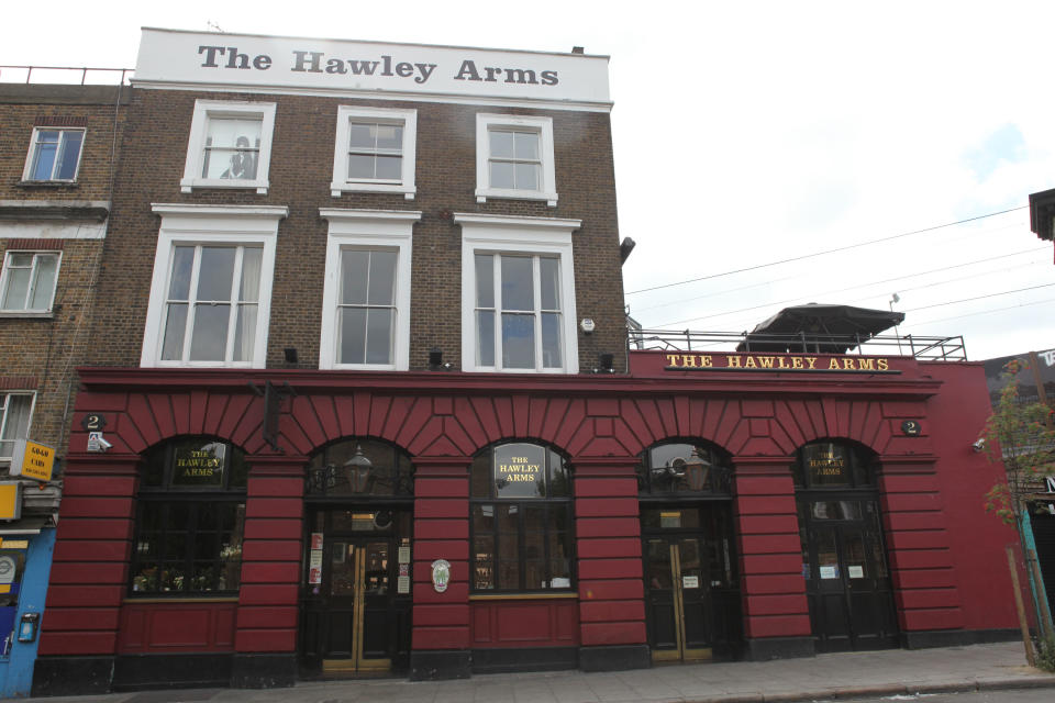 The Hawley Arms in Camden, London