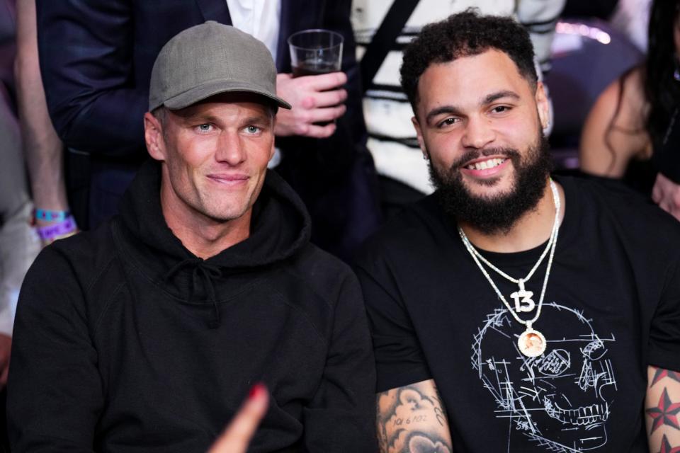 Tom Brady and Mike Evans at UFC 285.