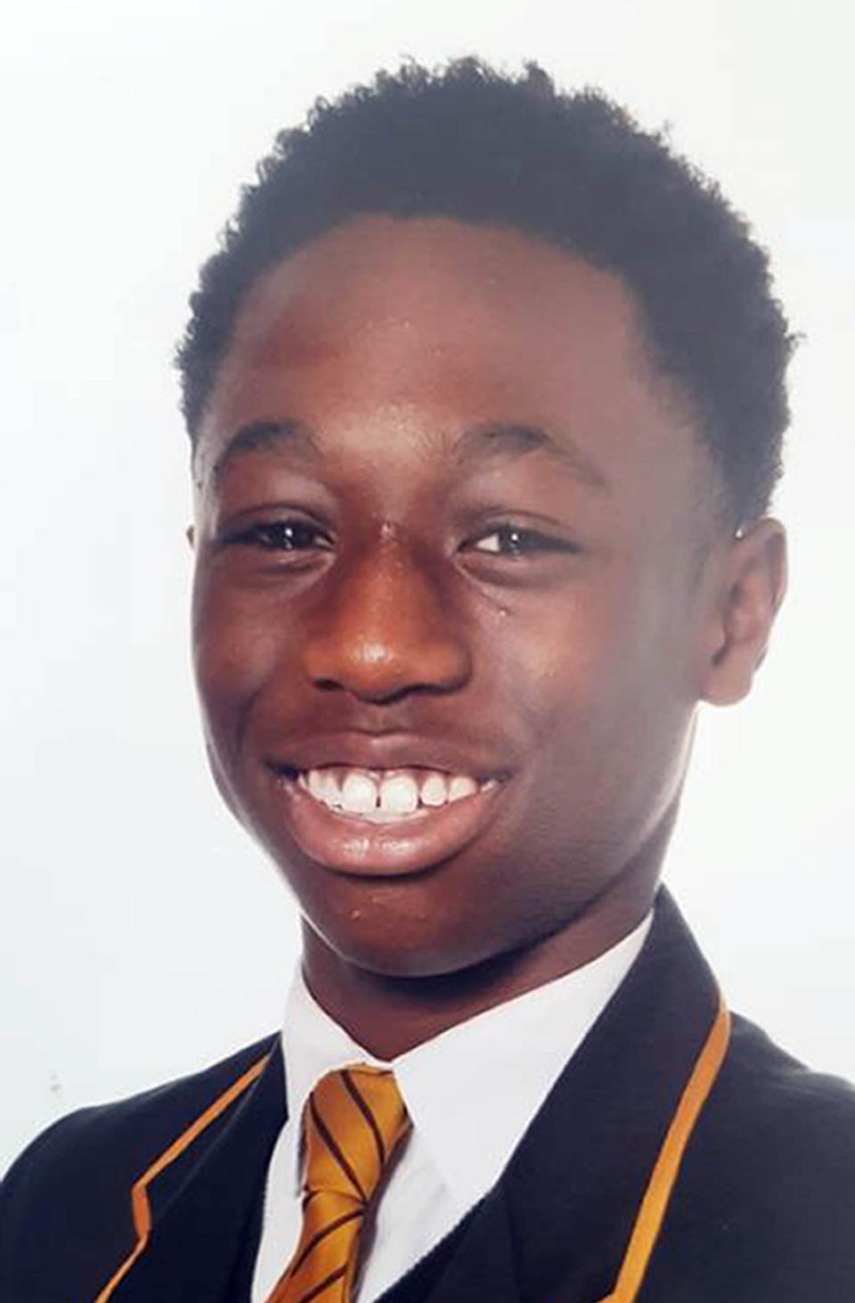 Baptista Adjei was found fatally stabbed outside Stratford Broadway near Tramway Avenue in Stratford, east London. on Thursday (PA)