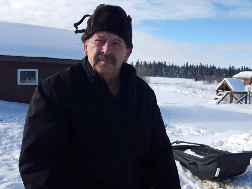 Dan Marion, a former mayor of Rae, questions why Narcisse Chocolate was charged for selling fish that he caught on his traditional lands. 'I do believe there has to be something in place, but somehow there's something lacking' between governments. (Marc Winkler/CBC - image credit)