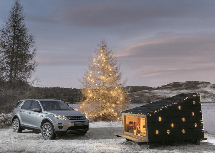 Land Rover給聖誕老人蓋座潮屋