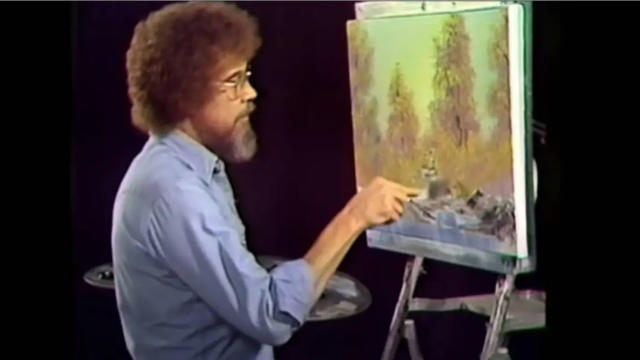 Bob Ross' First TV Painting 'A Walk in the Woods' on Sale for $9.8M