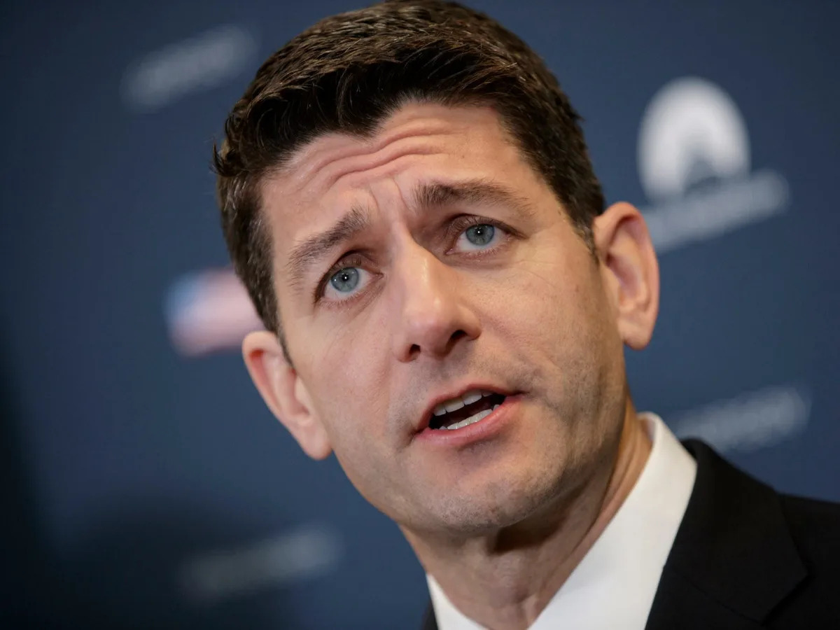 Paul Ryan said he doesn't normally cry, but 'found himself sobbing' while watchi..