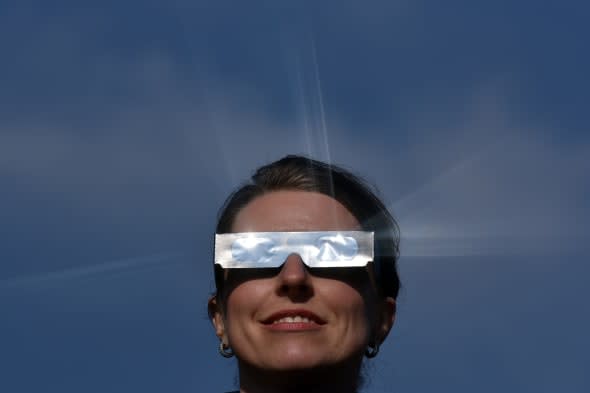 Special glasses for solar ecplipse